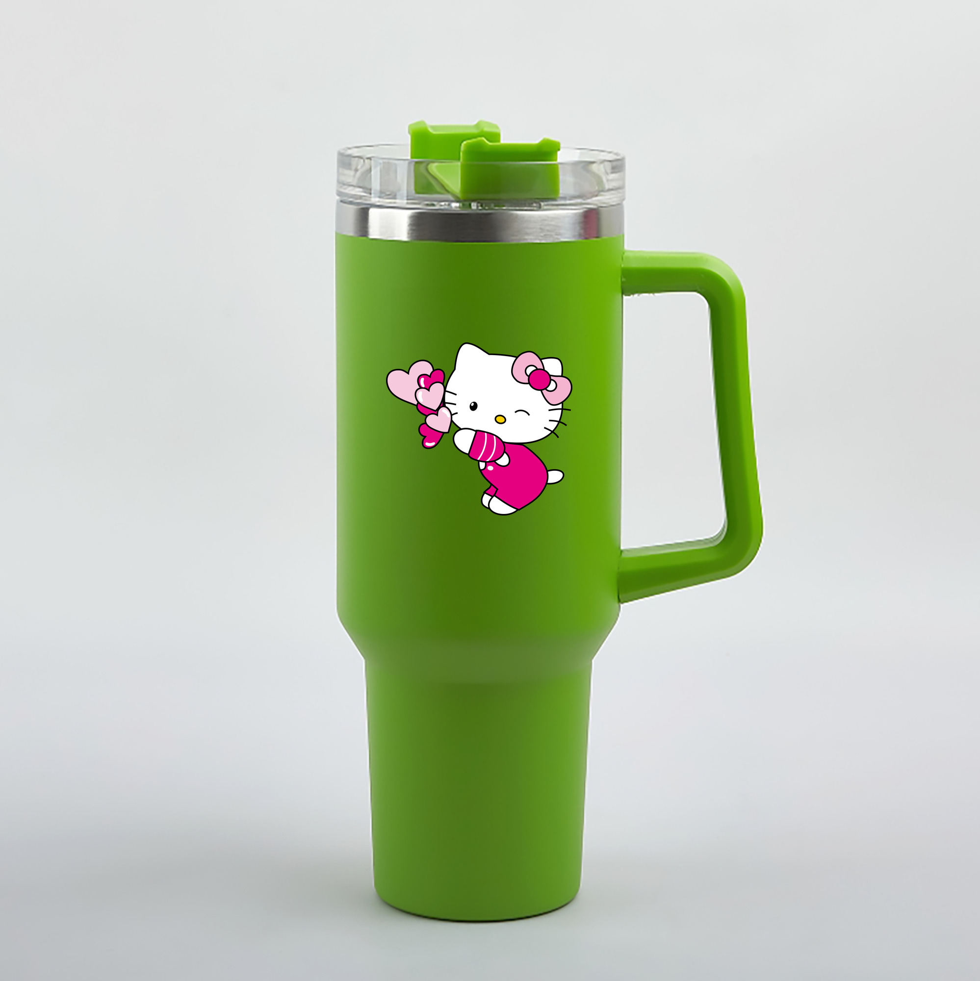 （画像用） Hello Kitty ハローキティ 1200mL車用タンブラー（カラープリント）